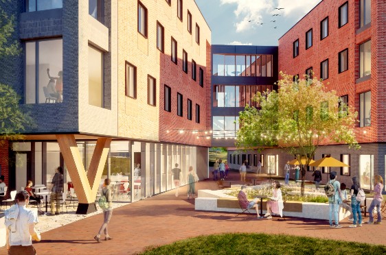 Res hall rendering - October 2023